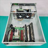 Boîtier métallique 4U Full Tower, double alimentation, refroidissement liquide 240/360, USB 3.0, carte mère EATX/ATX, serveur PC multi-GPU IA
