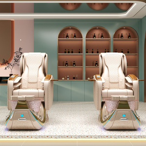 Nuevo Sillón de Pedicura de Lujo Moderno para Salón de Uñas con Función de Masaje, Diseño sin Tuberías, No Requiere Fontanería, Incluye Tazón para Pedicura - Product Image 2