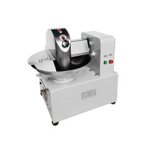 Cortadora <span class=keywords><strong>de</strong></span> Carne y Vegetales Comercial <span class=keywords><strong>de</strong></span> Alta Velocidad, <span class=keywords><strong>de</strong></span> Acero Inoxidable, con Recipiente <span class=keywords><strong>de</strong></span> 5L, Multiusos, para Rellenar, Mezclar y Picar Vegetales - Product Image 4