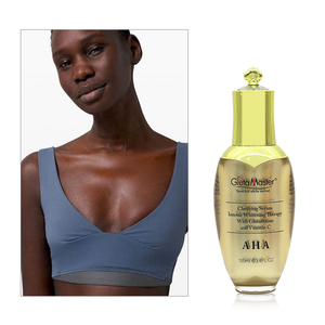 Sérum Clarifiant Gluta Master Éclaircissant avec AHA Hydratant <span class=keywords><strong>pour</strong></span> Peaux Sèches, Élimine les Taches Noires, Unifie le Teint, Sérum Visage et Corps - Product Image 5