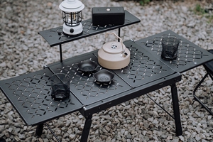 <span class=keywords><strong>Table</strong></span> de <span class=keywords><strong>camping</strong></span> pliante Igt <span class=keywords><strong>Table</strong></span> combinée en alliage d'aluminium <span class=keywords><strong>Table</strong></span> de gril pliable pour l'alpinisme de plage en plein air - Product Image 6