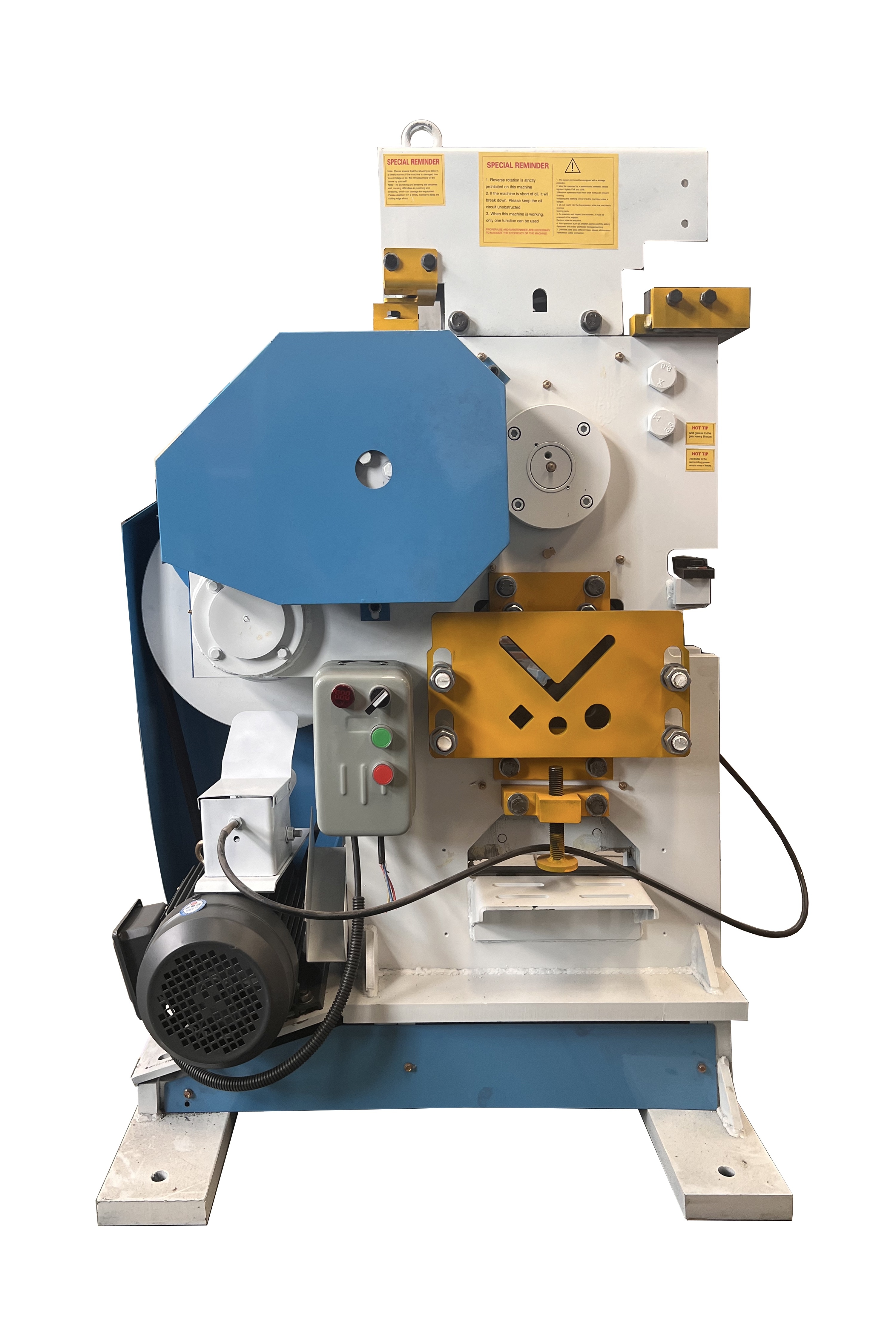 Multifunctional Electrical Punching and Shearing Machine Hydraulic Metal Iron Steel Cutter for Iron Worker