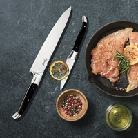 Vente flash : couteau de chef de cuisine de 8 pouces, couteau professionnel en acier inoxydable, ensemble d'accessoires de cuisine