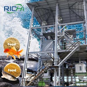 Machine à granulés d'aliments pour poissons RICHI 1 tonne Thaïlande certifiée CE Ligne de production d'aliments pour l'aquaculture - Product Image 1