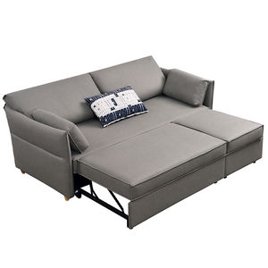 <span class=keywords><strong>Lit</strong></span> <span class=keywords><strong>double</strong></span> en tissu Offre Spéciale Canapé-<span class=keywords><strong>lit</strong></span> moderne léger multifonctionnel rétractable - Product Image 3