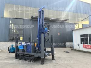 UNIQUE Engin de forage de puits d'eau portable robuste à moteur diesel, avec moteur de pompe de boîte de vitesses, puissance 55 kW, entraînement supérieur, rotation hydraulique, Max - Product Image 2