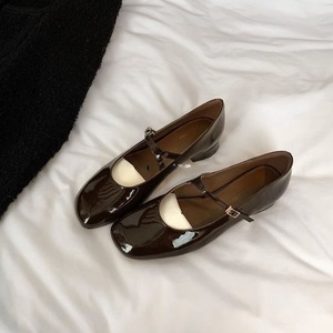 Zapatos de Mujer Estilo Su <span class=keywords><strong>Yinyin</strong></span>, Verano, Charol Francés, Correa con Hebilla, Tacón Cuadrado, Tipo Mary Jane, con Forro de Piel de Oveja - Product Image 3