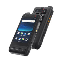 UNIWA F400 Layar 4 Inci IP65 Tahan Air Android 15 PDA Tangguh PoC Walkie Talkie SOS/NFC/GPS 64GB ROM Stok 258g