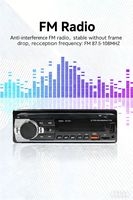 Pemutar MP3 Mobil Universal 12V 24V 1 Din Radio FM Dual USB TF Audio Hi-Fi dengan Remote Control Autoradio