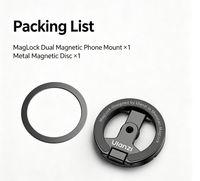 Support magnétique double face pour téléphone Ulanzi MA02, support pliable MagSafe ultra-fin et portable