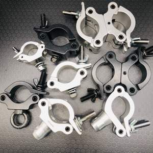 Abrazaderas de haz autoblocantes de fácil bloqueo, abrazaderas de haz de 20mm, 30mm, 40mm, 50mm, 60mm, 1 pulgada, 2 pulgadas, medio acoplador, MINI JR, abrazaderas de iluminación giratorias - Product Image 3