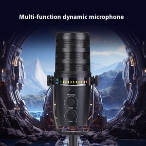 Micrófono dinámico móvil <span class=keywords><strong>MV7</strong></span> con cable USB/XLR para ordenador, teléfono móvil, grabación en vivo, juegos de canciones K con micrófono profesional - Product Image 2