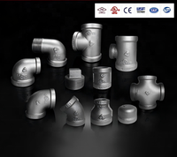 Bride en fonte malléable avec trous pour boulons, filetage NPT, ASME B16.3 Classe 150 pour raccordement de tuyaux