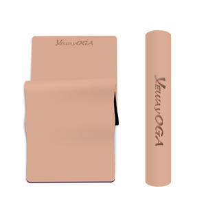 Ogamatte-tapete de yoga antiderapant para mujer, esterilla de entrenamiento de fitness de color rosa de goma natural con estampado personalizado - Product Image 2