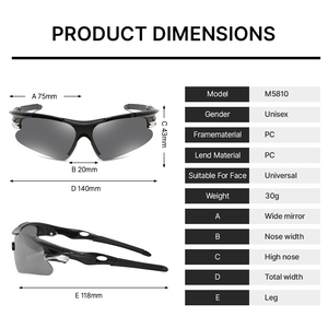 <span class=keywords><strong>Lunettes</strong></span> de soleil de sport pour hommes et femmes <span class=keywords><strong>Lunettes</strong></span> de soleil de plein air Miroir Lentilles fixées <span class=keywords><strong>Lunettes</strong></span> de vélo de route Cyclisme Équitation Protection <span class=keywords><strong>Lunettes</strong></span> de soleil de vélo - Product Image 2