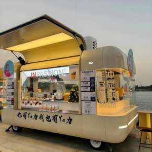 Station de poke bowl urbaine saine pour la réfrigération en aluminium de qualité sushi Affichage des ingrédients frais pour les services de crème glacée de snack-food - Product Image 1