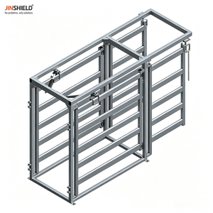 Sistema di gestione del bestiame a 3 vie con cancelli manuali per le bestiamecalle australiane - Product Image 2