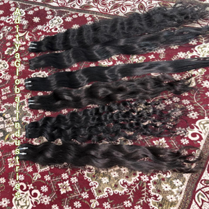 Extensiones de Cabello Natural Humano Rizado, de un Solo Donante, Cabello Virgen con Cutículas Alineadas, Sin Enredos - Product Image 1