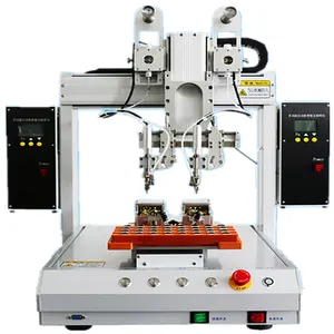Automatic double table soldering machine