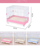 Offre Spéciale cage lapin hamster maison pour animaux de compagnie facile à nettoyer cage pour animaux avec tiroir roue universelle