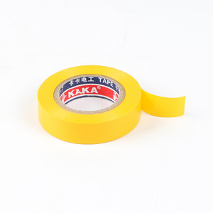 Unison Plastic Tape Pvc Electrical Insulation Yellow 19mm X 10m Single Sided Waterproof - Product Image 2