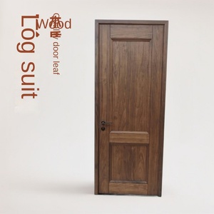 Porte acoustique interne en bois panneaux de fibres de densité moyenne laminés pour appartements hôtels et écoles pour usage intérieur dans les hôpitaux - Product Image 2