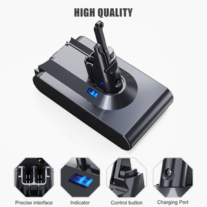 <span class=keywords><strong>Batterie</strong></span> de remplacement 21,6 V 5000 mAh pour aspirateur <span class=keywords><strong>Dyson</strong></span> <span class=keywords><strong>V8</strong></span> compatible avec SV10 Animal <span class=keywords><strong>V8</strong></span> <span class=keywords><strong>Absolute</strong></span> <span class=keywords><strong>V8</strong></span> Fluffy <span class=keywords><strong>V8</strong></span> Motorhead <span class=keywords><strong>V8</strong></span> - Product Image 2