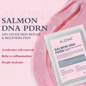 Private Natural SPA Cara Blanqueamiento Salmón PDRN DNA Jelly Mask para arrugas Hidratante Crystal Jelly Mask Face Mask Powder - Product Image 2