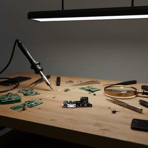 Placa conectora de carga micro USB con micrófono para Alcatel 1S 2021 6025 TCL 20Y 6165 - Product Image 3