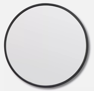 Gran oferta, espejo de pared de Metal de aluminio pequeño de 50cm <span class=keywords><strong>para</strong></span> sala de estar, espejo de maquillaje de cristal de estilo moderno personalizado - Product Image 3