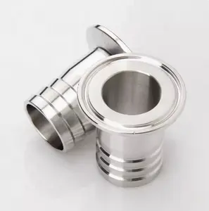 304 stainless steel sanitary quick installation leather pipe joint clamp type pagoda hose bamboo water-saving nozzle