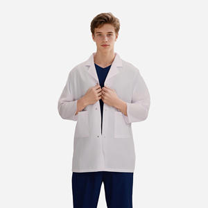 Camice a Maniche Lunghe Spesso per Medici, Uniforme da Lavoro per Clinica Veterinaria, Oftalmologo, Infermiere - Product Image 2