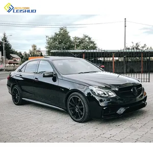 Leishuo Fabricação W212 Bodykit Kit de Corpo Facelift E350 Pára-choques Lip Body Kit 2009-2013 para Mercedes Benz W212 Old Atualização E63