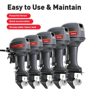 New YMH 40HP 2-Stroke Outboard <b>Boat</b> Engine with Tilt & Trim Gasoline Powered 698cc Professional Marine <b>Motor</b> - Product Image 2