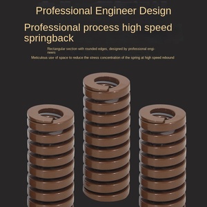 Estampado Industrial <span class=keywords><strong>de</strong></span> alta calidad, rectángulo, Estilo espiral, marrón, <span class=keywords><strong>gris</strong></span>, resorte <span class=keywords><strong>de</strong></span> compresión, tipo <span class=keywords><strong>de</strong></span> absorción <span class=keywords><strong>de</strong></span> impacto, línea plana - Product Image 4
