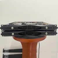 Amplificador de potencia digital profesional clase D, sistema de altavoces line array dedicado de 2*2000W, para actuaciones profesionales en escenarios.