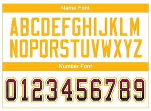 Maillot de football authentique personnalisé en maille bordeaux noir-or, style Drift Fashion - Product Image 3