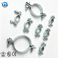 Collier de serrage standard en acier au carbone galvanisé à chaud UTT60 pour projets de suspension de conduites d'incendie