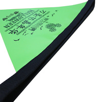 Fanion bannière Triangle arc-en-ciel drapeau PVC banderoles drapeaux en papier pour la fête propager et Festival salle de classe décoration suspendue
