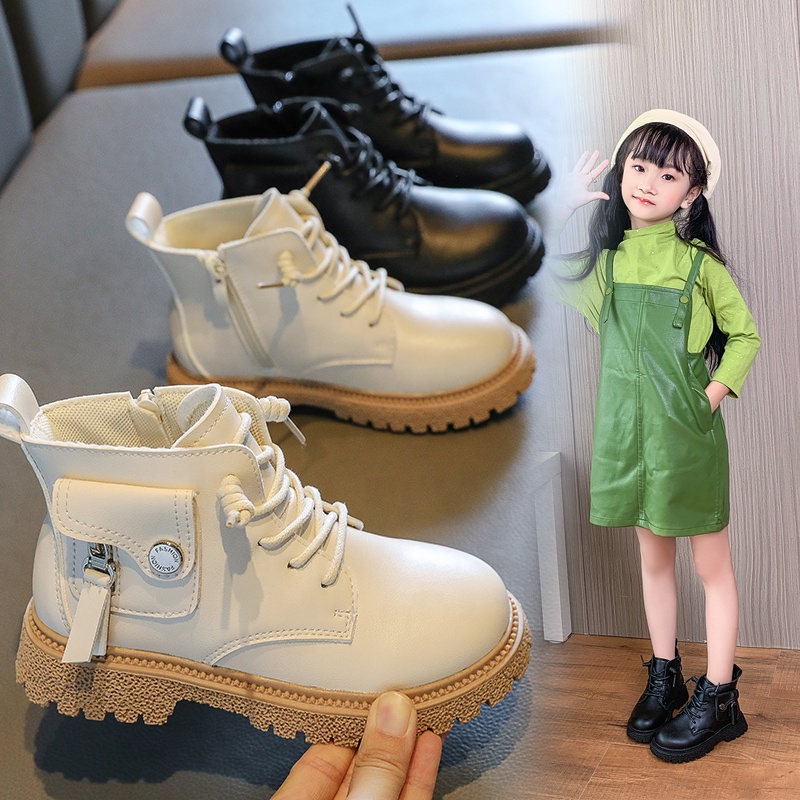 Jinbeile детские ботинки, зимняя детская повседневная обувь 2021, детская обувь, ботильоны, кожаная обувь на платформе, ботинки для девочек