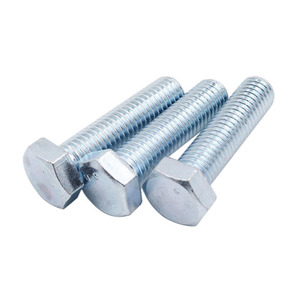 25 Bulloni Testa Esagonale Grado 8 - 7/16-14 X 2-1/2" - Zincatura Gialla Grossa