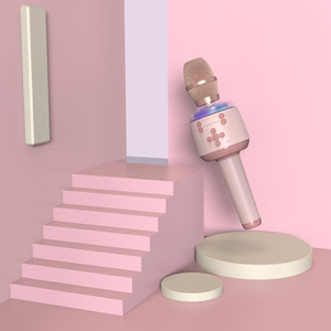 <span class=keywords><strong>Bluetooth</strong></span> Xách Tay Máy Nghe Nhạc Karaoke Trẻ Em Karaoke Microphone Với Loa Cho Đảng Nhà KTV Âm Nhạc Ca Hát - Product Image 2