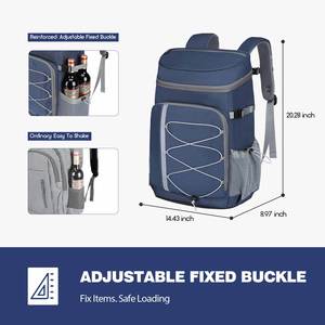 Cooler Backpack for Camping <b>Beach</b> Hiking Shopping Insulated Soft Cooler Lunch <b>Bag</b> - Product Image 3