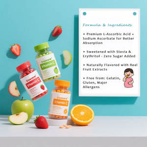Tabletas masticables de vitamina C OEM, fábrica al por mayor, suplemento nutricional de vitamina C, suplemento para el cuidado de la salud, sabor natural - Product Image 2