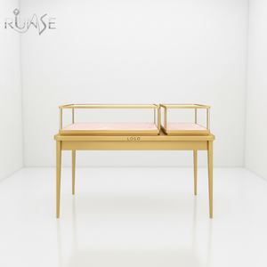 ארון תצוגה מזכוכית עתיקה לחנויות תכשיטים, עיצוב חופשי, פלדה, עץ, MDF ומתכת, אריזה, דלפק תצוגה לחנות - Product Image 1