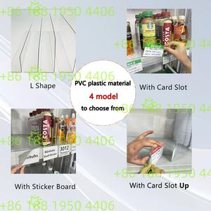 חוצץ מדף pvc ברור סיטונאי-מתכוונן עבור קמעונאות & סופרמרקט (בתפזורת) - Product Image 5