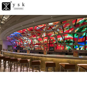 रेस्तरां फर्नीचर मोक छूट कस्टम वाणिज्यिक स्टेक हाउस लकड़ी की डाइनिंग टेबल और चमड़े की कुर्सी सेट RF-618 - Product Image 5