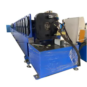Máquina de fabricación de canalones para la venta Máquina de fabricación de canalones de agua para techos de metal Máquina de fabricación de canalones de lluvia