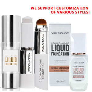 Stik <span class=keywords><strong>Foundation</strong></span> Warna Putih yang Dapat Mengubah Warna  Label Pribadi Koreksi Warna Kulit Kustom Concealer Ringan Fond De Teint Stick - Product Image 1