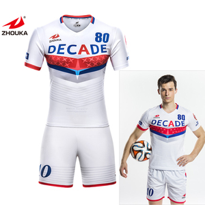 Make your own football uniforms set fashion tracksuit sublimation China football shirt maker custom men football shirt blank - Product Image 1